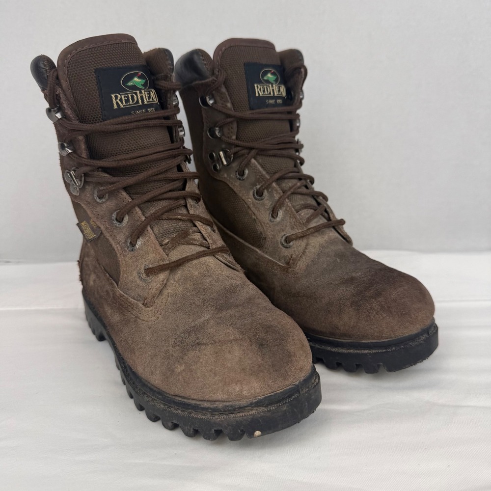RedHead Mens Waterproof 600g Thinsulate Hunting Boots Brown Size 8.5